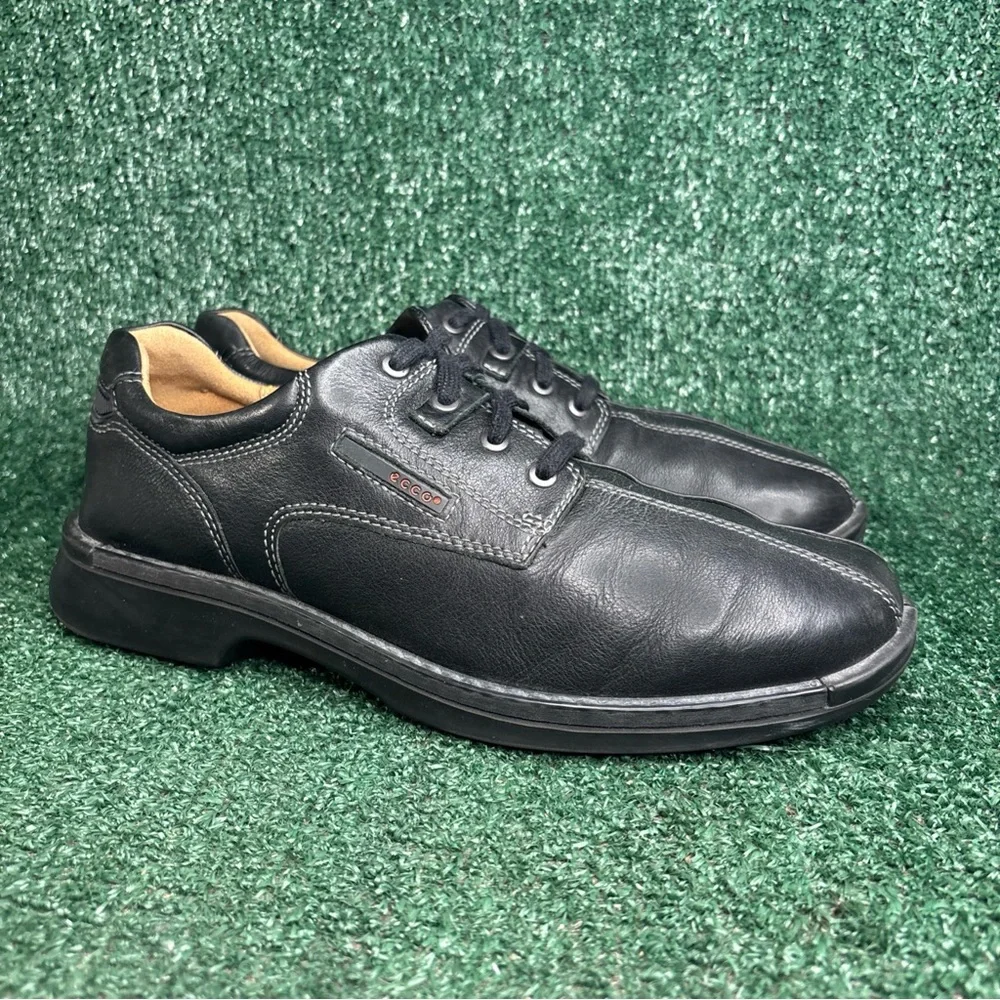 ECCO Fusion Light Shoes‎ Black Leather Oxfords Size US 10-10.5/ EU 44